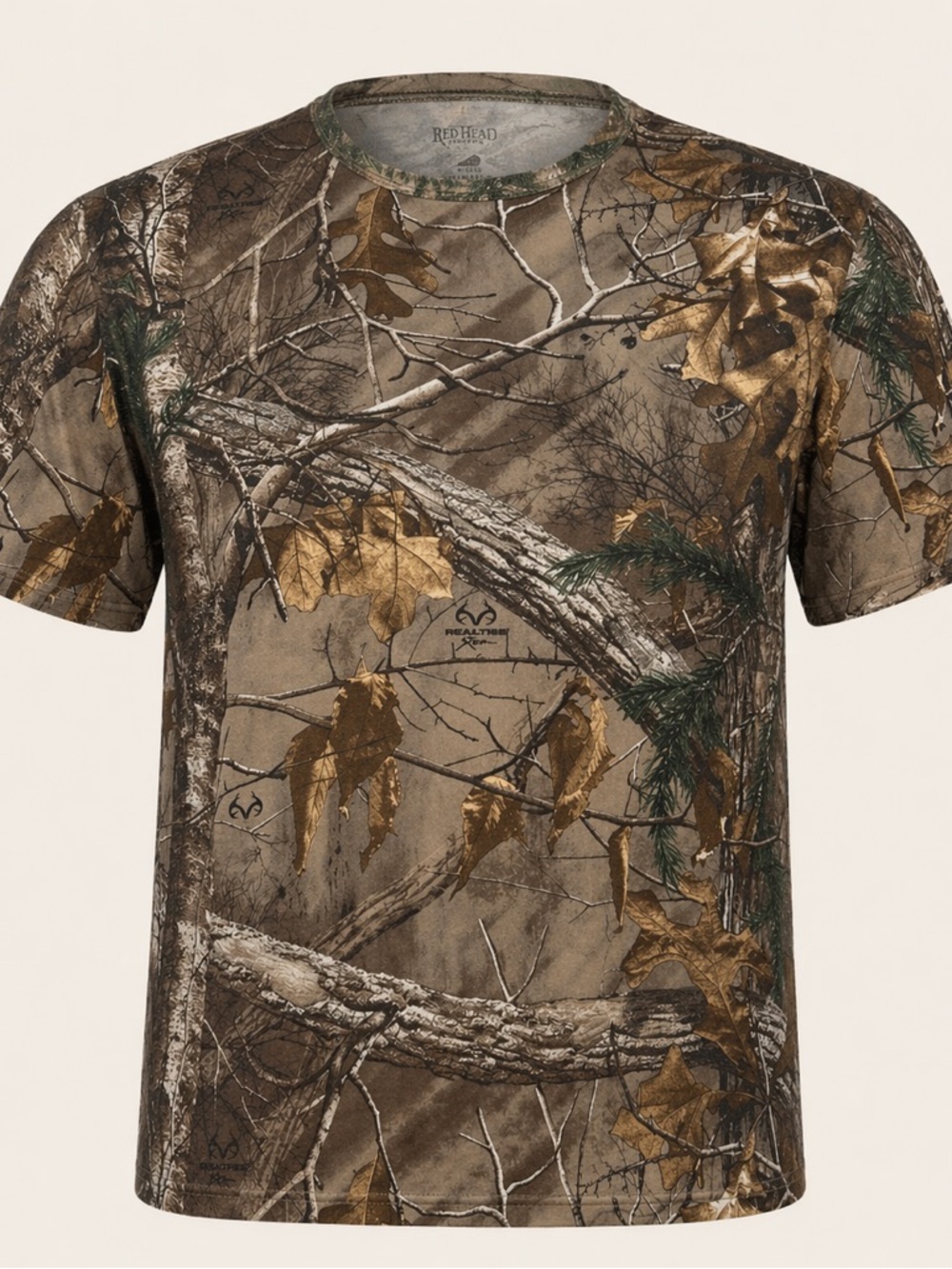 RedHead Brown Realtree Camo T-Shirt Men’s Size XXL Green Hunting Short Sleeve